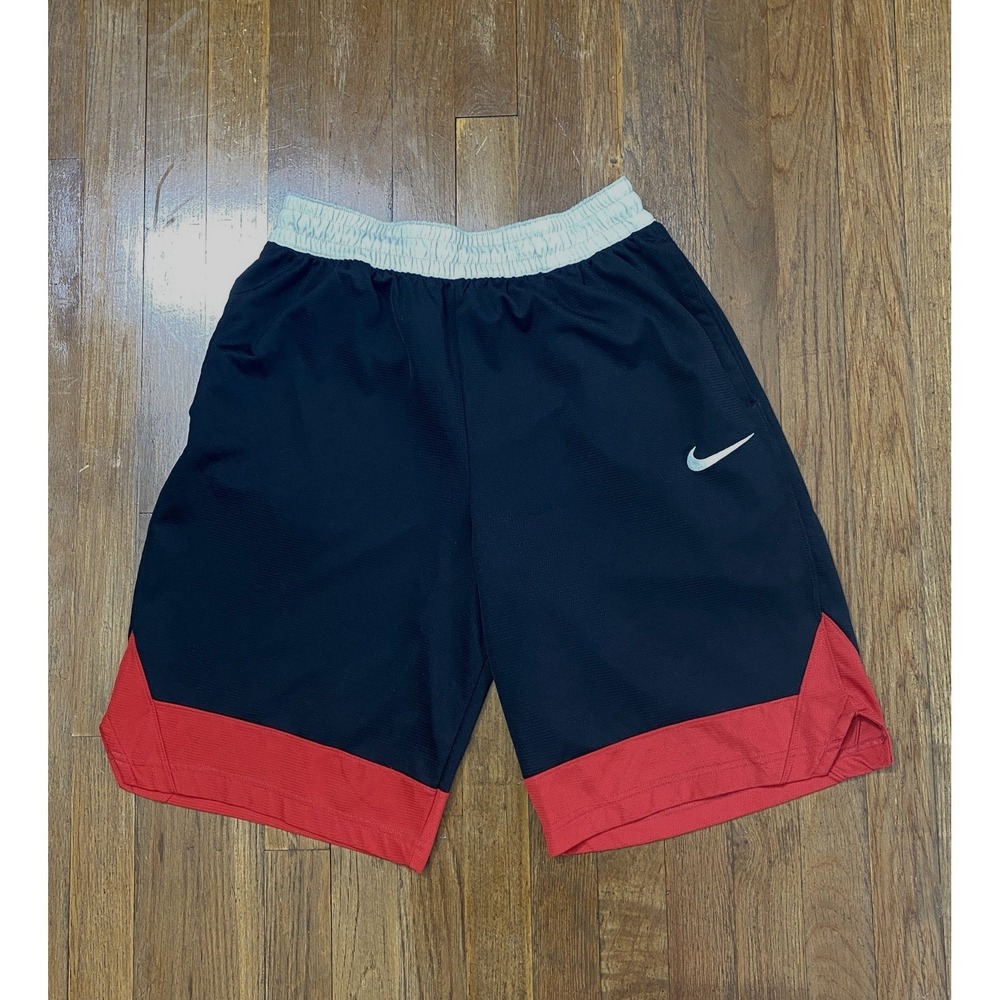 Nike Dri-Fit Men's Basketball Athletic Shorts Sz M Chicago Bull Colors Baggy‎